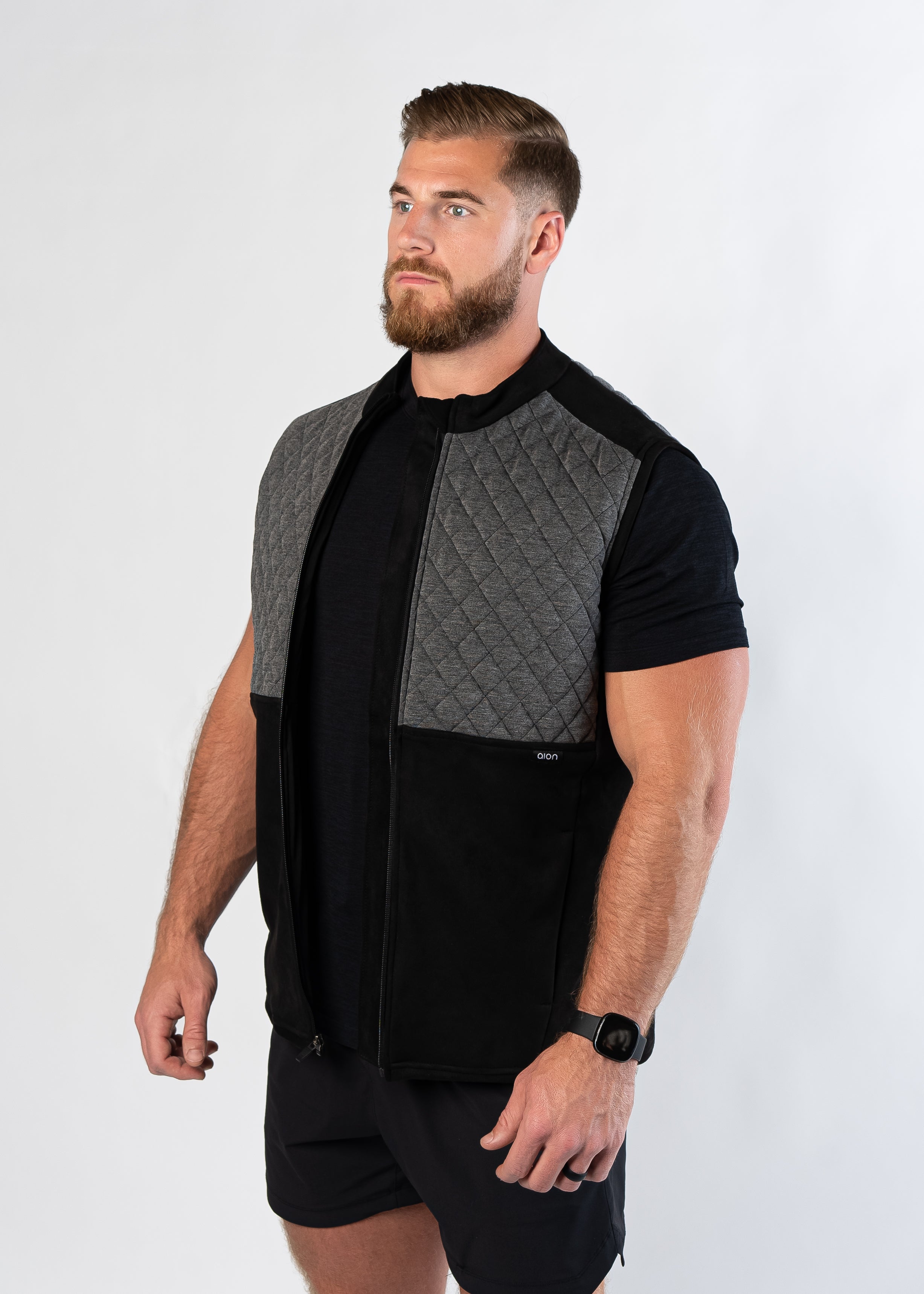 Boardroom Vest Diamond Gray